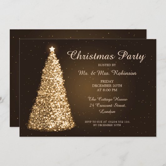 kerstfeestdag kaart (Voorkant / Achterkant)