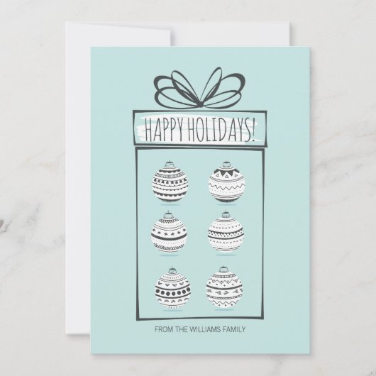 Kerstfeestdag Kaart (Voorkant)