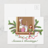 Kerstfeestdag Kaart (Voorkant / Achterkant)