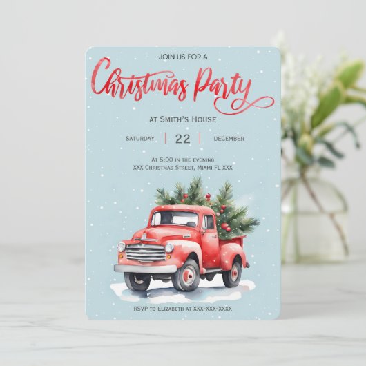 Kerstfeestdag Kaart (Staand voorkant)