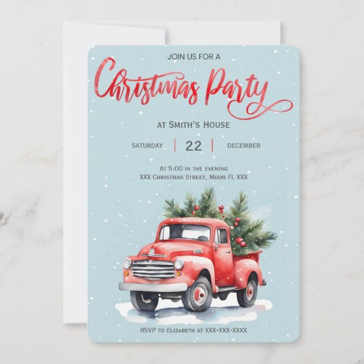 Kerstfeestdag Kaart (Voorkant)