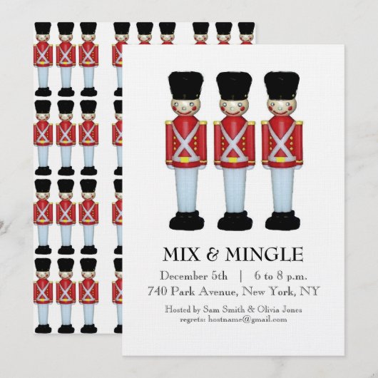 Kerstfeestdag Kaart (Voorkant / Achterkant)