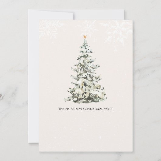 Kerstfeestdag Kaart (Achterkant)