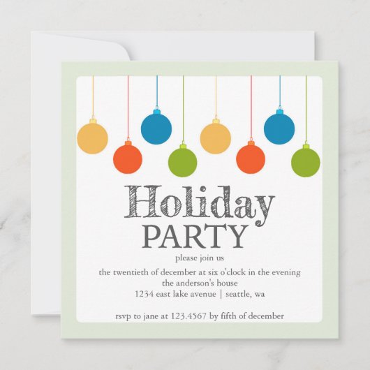 kerstfeestdag kaart (Voorkant)