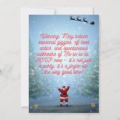 Kerstfeestdag Kaart (Achterkant)