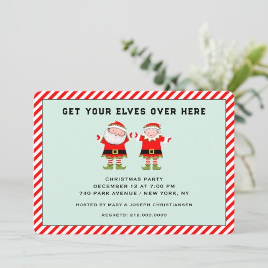 Kerstfeestdag Kaart (Staand voorkant)