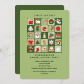 Kerstfeestdag Kaart (Voorkant / Achterkant)