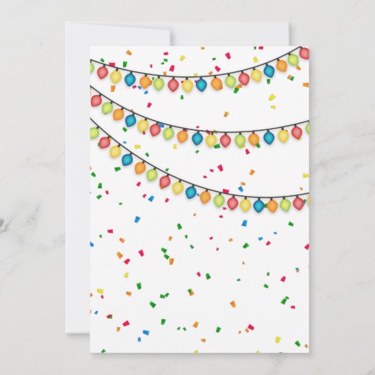 Kerstfeestdag Kaart (Achterkant)