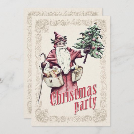  kerstfeestdag kaart (Voorkant / Achterkant)