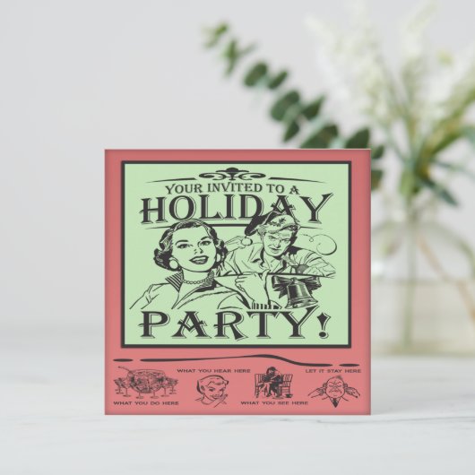 Kerstfeestdag Kaart (Staand voorkant)