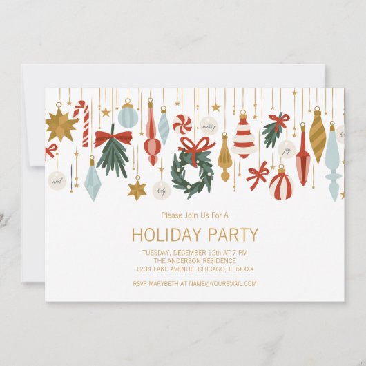 kerstfeestdag kaart (Voorkant)