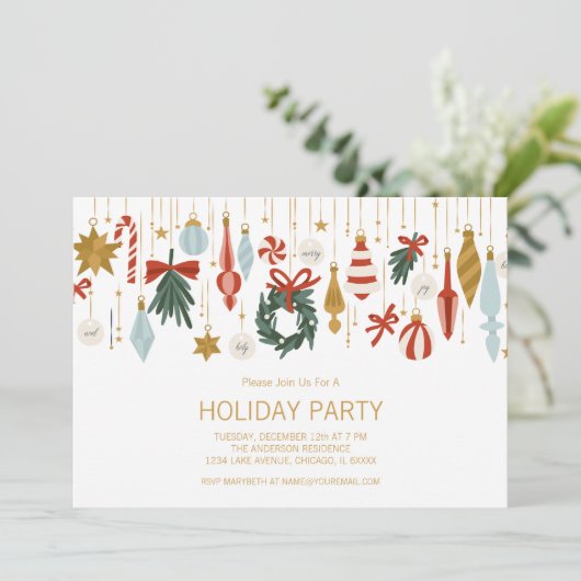 kerstfeestdag kaart (Staand voorkant)