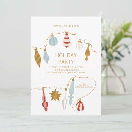 kerstfeestdag kaart (Staand voorkant)