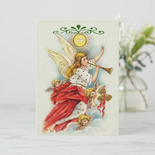 kerstfeestdag kaart (Staand voorkant)