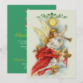 kerstfeestdag kaart (Voorkant / Achterkant)