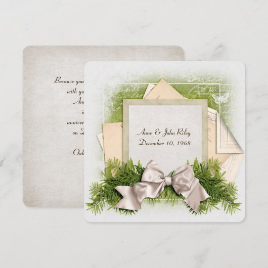 kerstfeestdag kaart (Voorkant / Achterkant)