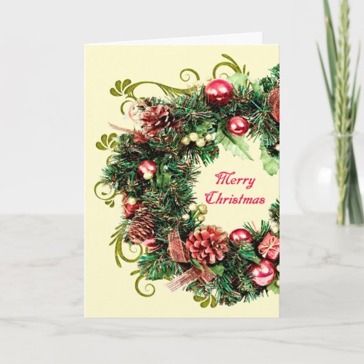 kerstfeestdag Kaart (Voorkant)