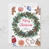 kerstfeestdag Kaart (Voorkant)