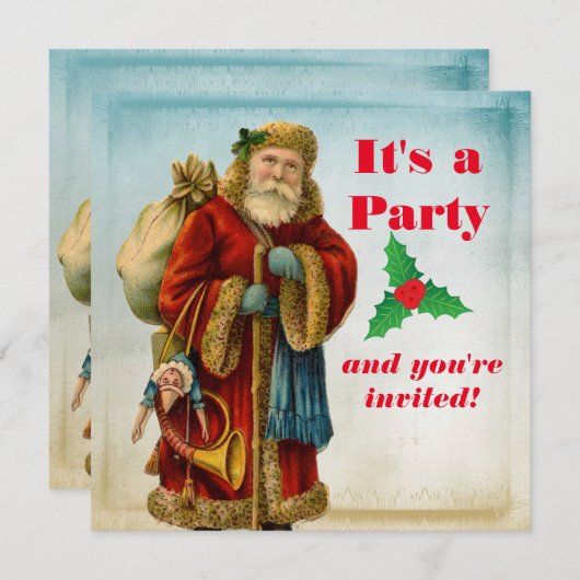  kerstfeestdag kaart (Voorkant / Achterkant)