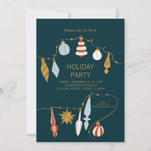 kerstfeestdag kaart (Voorkant)