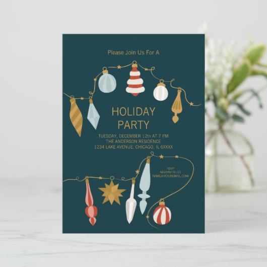 kerstfeestdag kaart (Staand voorkant)