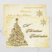 kerstfeestdag kaart (Voorkant / Achterkant)