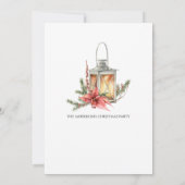 Kerstfeestdag Kaart (Achterkant)