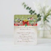  kerstfeestdag kaart (Staand voorkant)