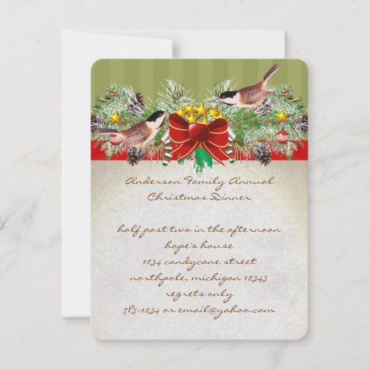  kerstfeestdag kaart (Voorkant)