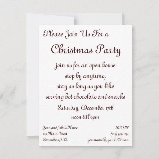  kerstfeestdag kaart (Achterkant)