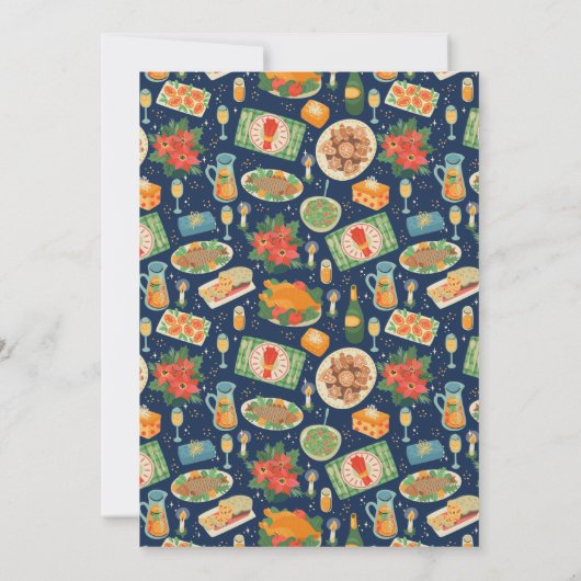 kerstfeestdag kaart (Achterkant)