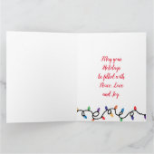 kerstfeestdag kaart (Binnen)