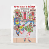 kerstfeestdag kaart (Voorkant)