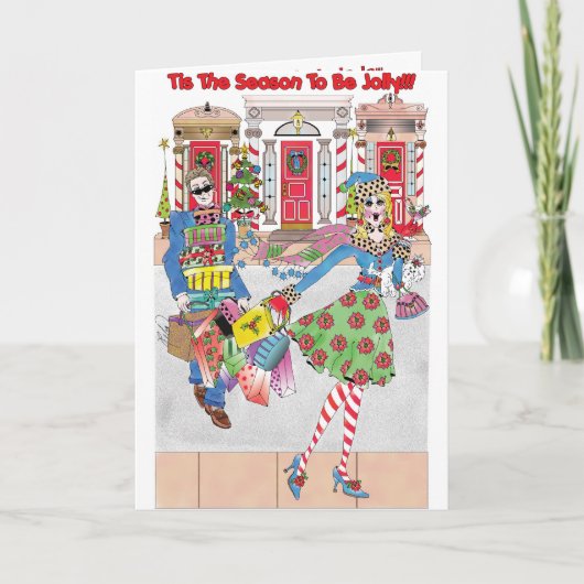 kerstfeestdag kaart (Voorkant)