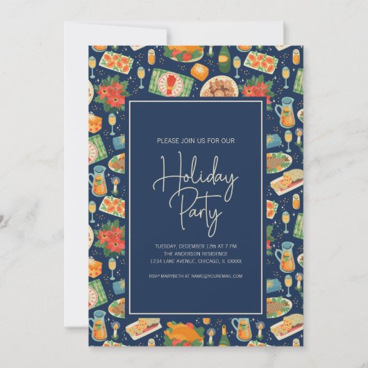 kerstfeestdag kaart (Voorkant)