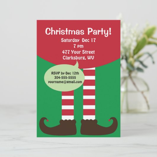 Kerstfeestdag Kaart (Staand voorkant)