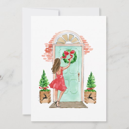 Kerstfeestdag Kaart "kerstmis" (Voorkant)