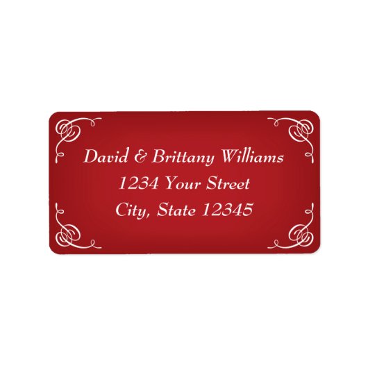 Kerstfeestdag - Kaart met kaartje Etiket (Voorkant)