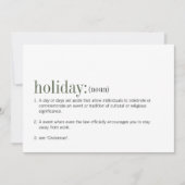 kerstfeestdag Kaart voor kerstfeestdag (Voorkant)