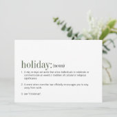 kerstfeestdag Kaart voor kerstfeestdag (Staand voorkant)