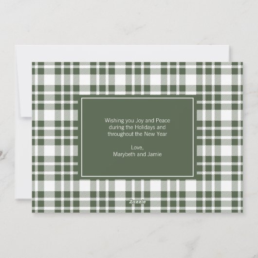 kerstfeestdag Kaart voor kerstfeestdag (Achterkant)