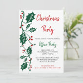 kerstfeestdag — Kantoor Kaart (Staand voorkant)