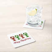 Kerstfeestdag Kartonnen Onderzetters (Insitu)