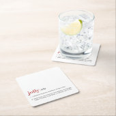 kerstfeestdag kartonnen onderzetters (Insitu)