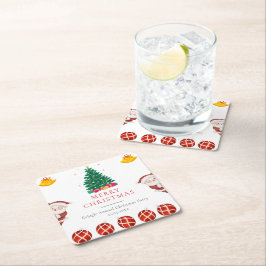 Kerstfeestdag Kartonnen Onderzetters