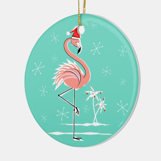 Kerstfeestdag Keramisch Ornament (Links)