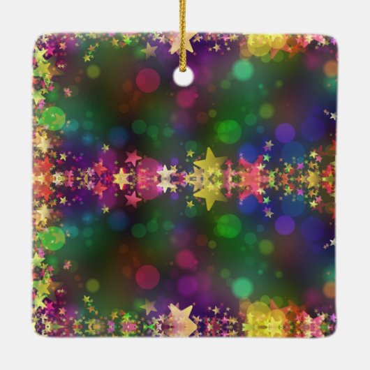 Kerstfeestdag Keramisch Ornament (Achterkant)