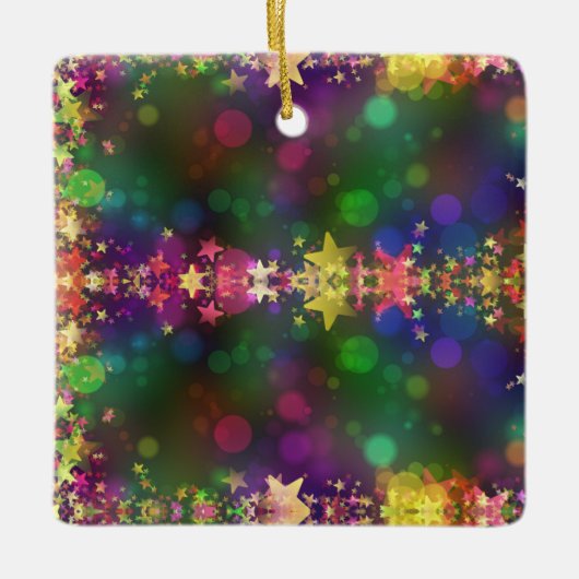 Kerstfeestdag Keramisch Ornament (Voorkant)