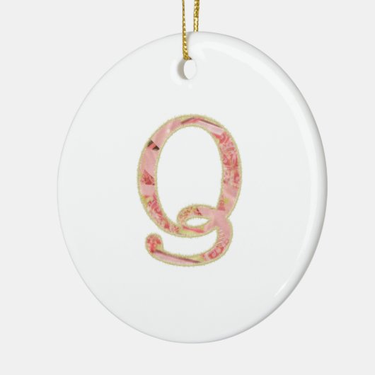 kerstfeestdag keramisch ornament (Links)