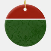 kerstfeestdag keramisch ornament (Achterkant)